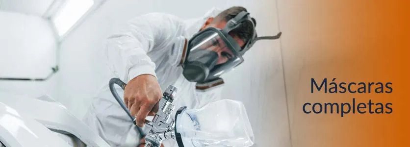 Mascarillas reutilizables 3M para protección industrial contra vapores y gases