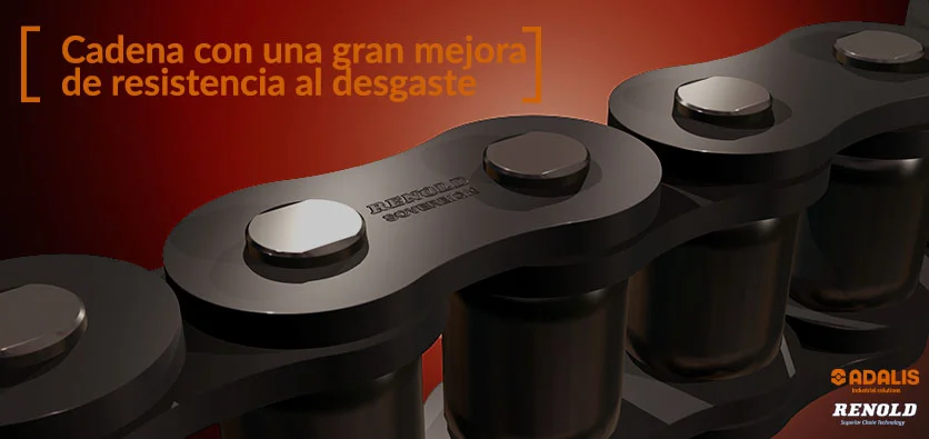 Cadena Renold Sovereign con alta resistencia al desgaste