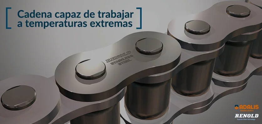 Cadena industrial Renold diseñada para alta velocidad y carga