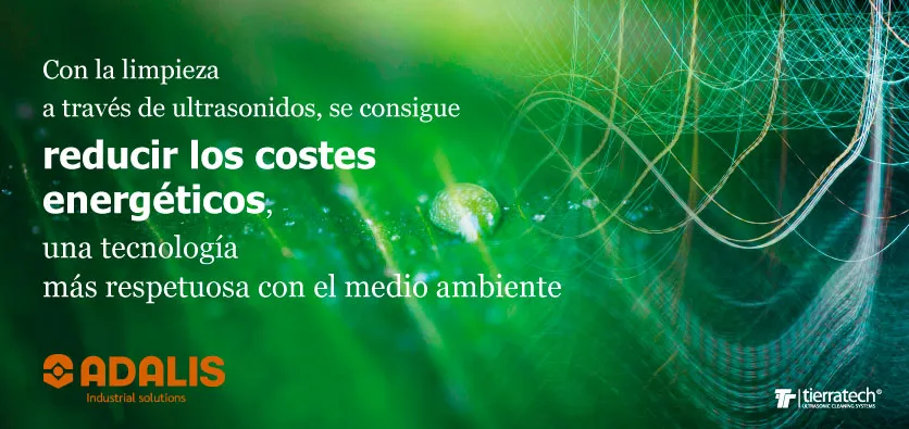 Eco-friendly ultrasonic cleaning reduces energy costs